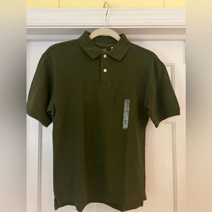 🚌🚍 3 for $35 - NWT Gap Army Green / Olive Golf shirt boys size 12